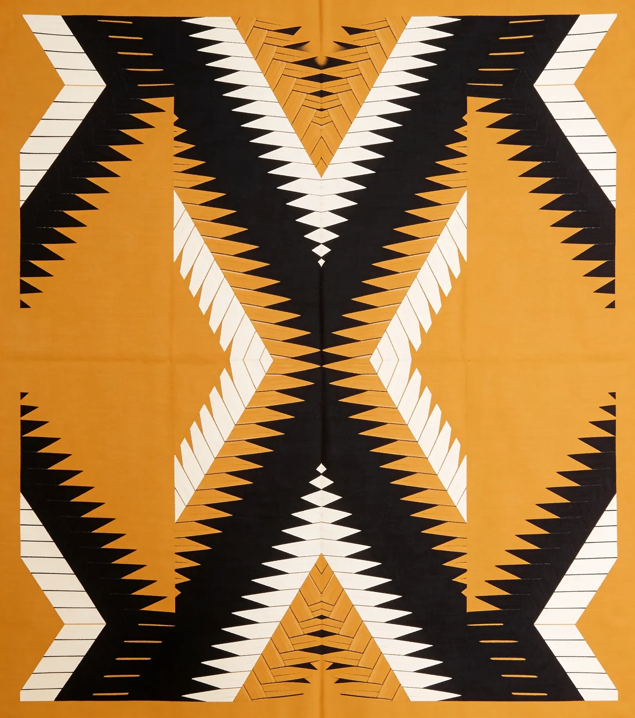 Anyaman kimono, inside: the printed lining