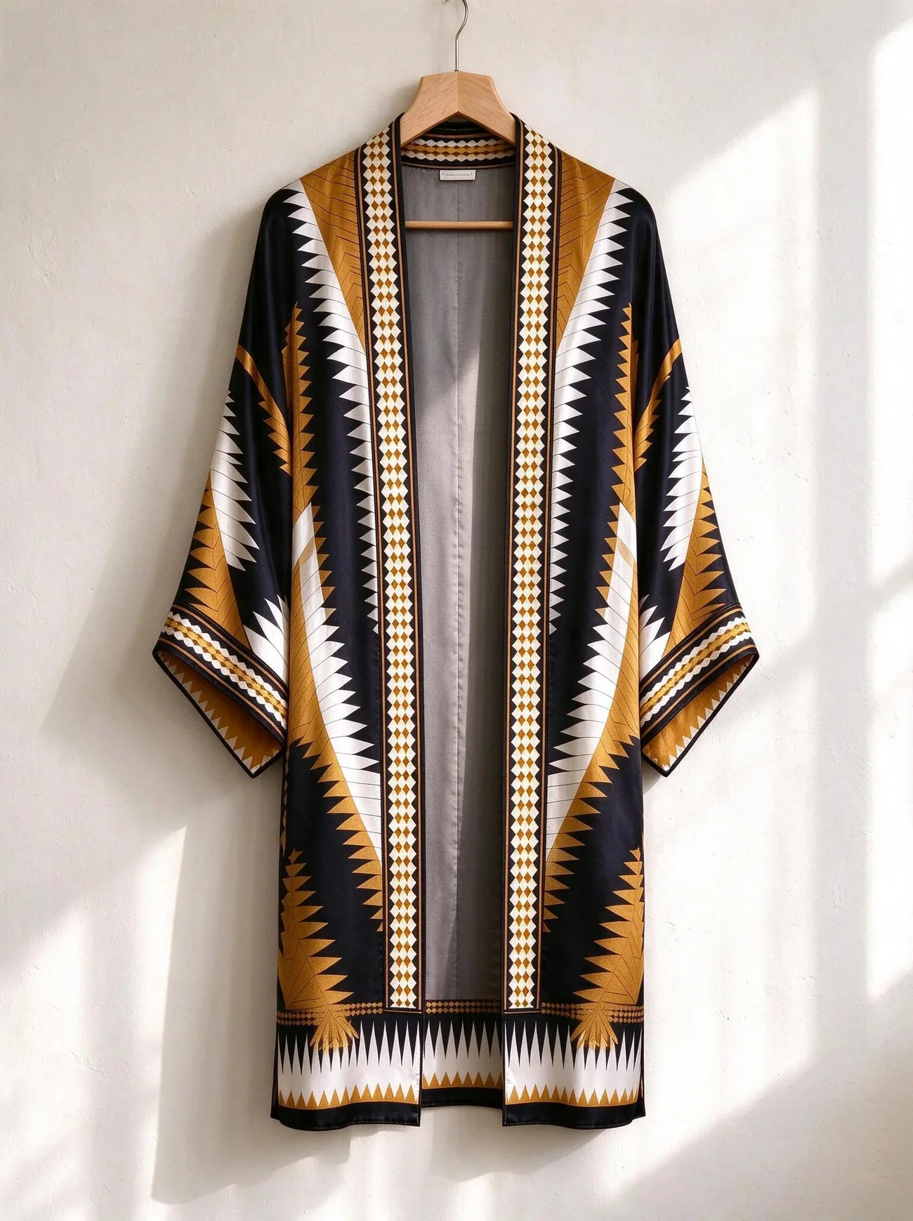 Anyaman kimono, short · on the hanger