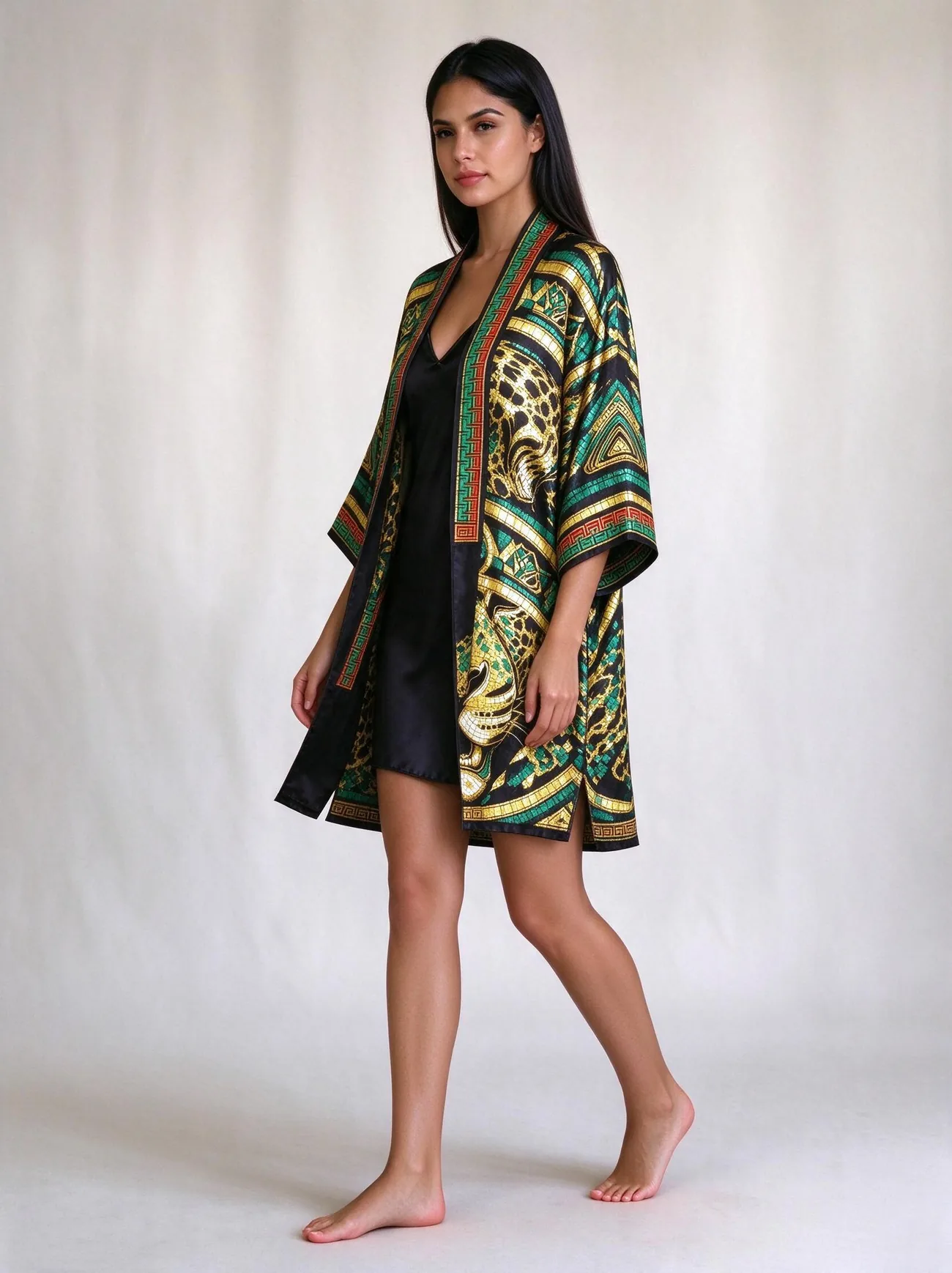 Balam kimono, short · in movement