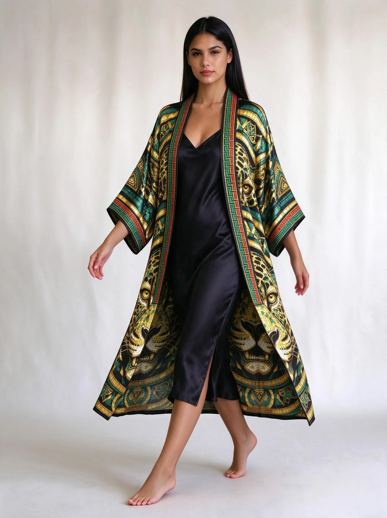 Balam kimono, in movement
