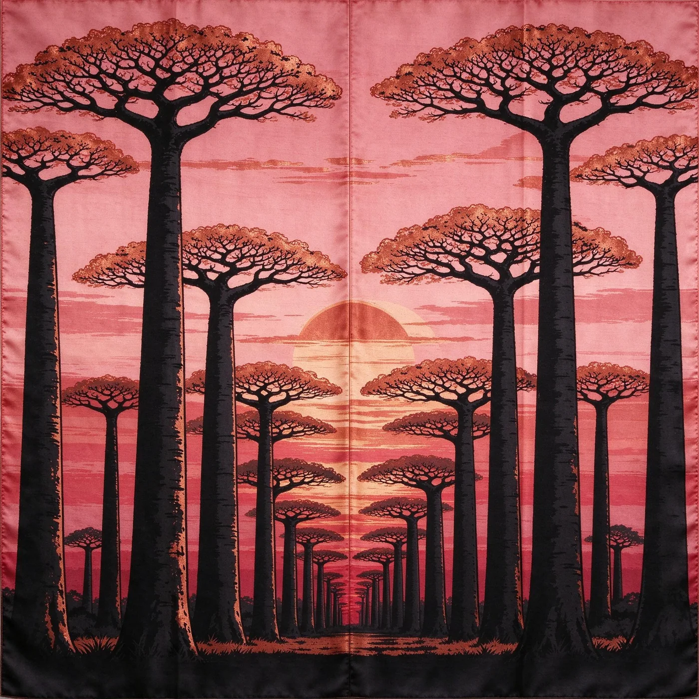 Baobab kimono, the print