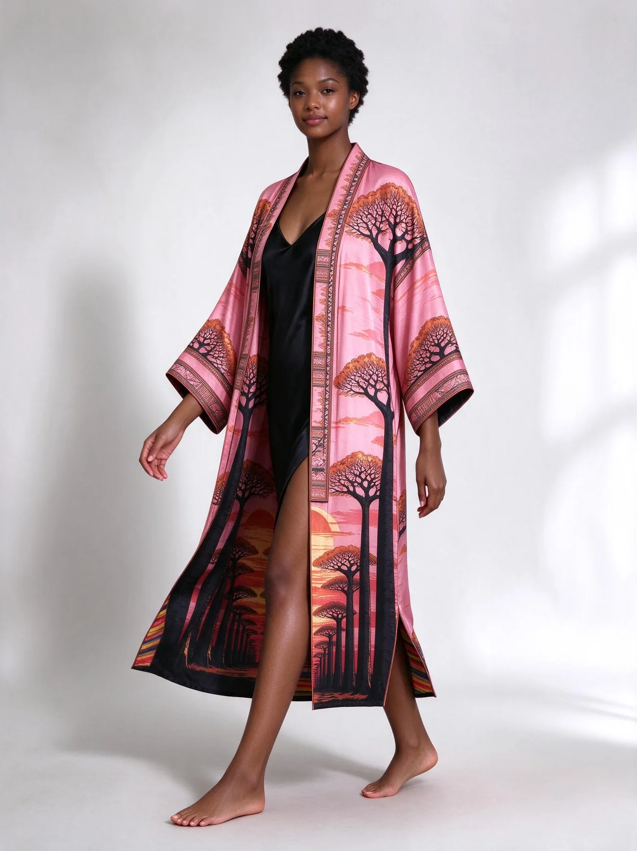 Baobab kimono, in movement
