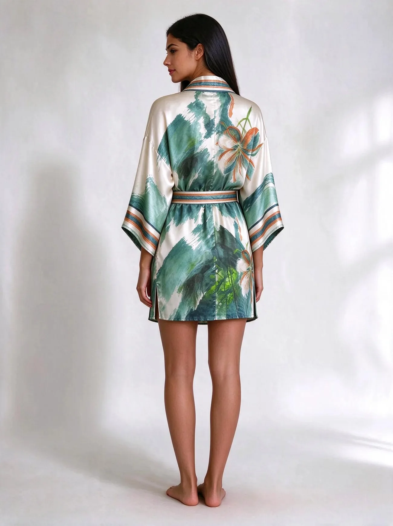 Cenote kimono, short · back