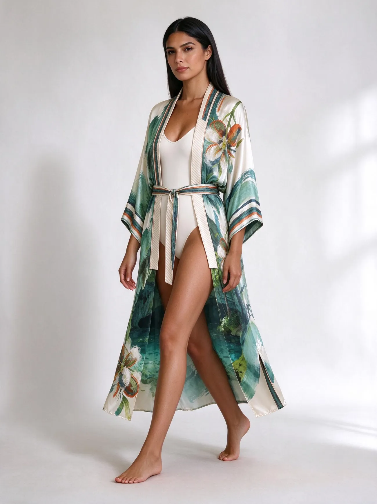 Cenote kimono, in movement