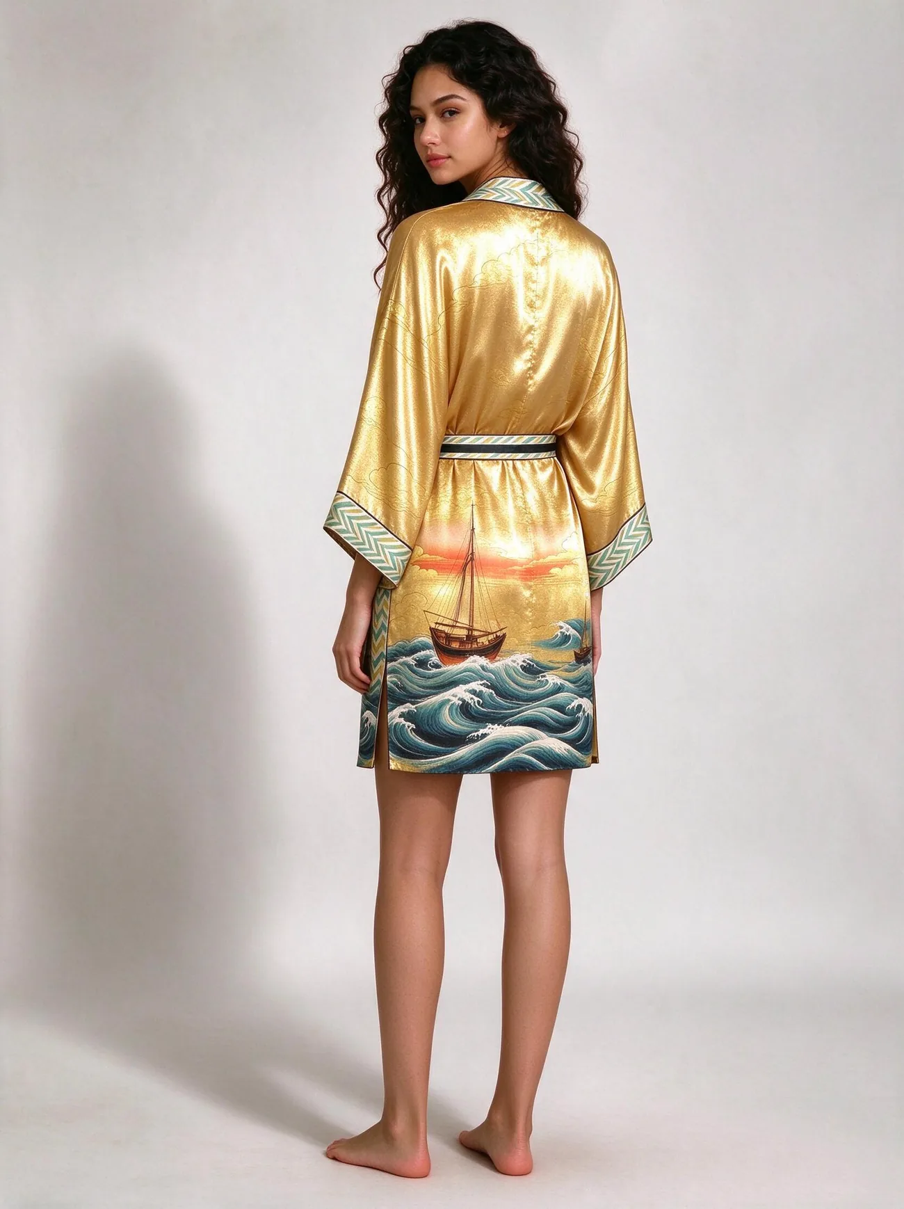 Dhow kimono, short · back