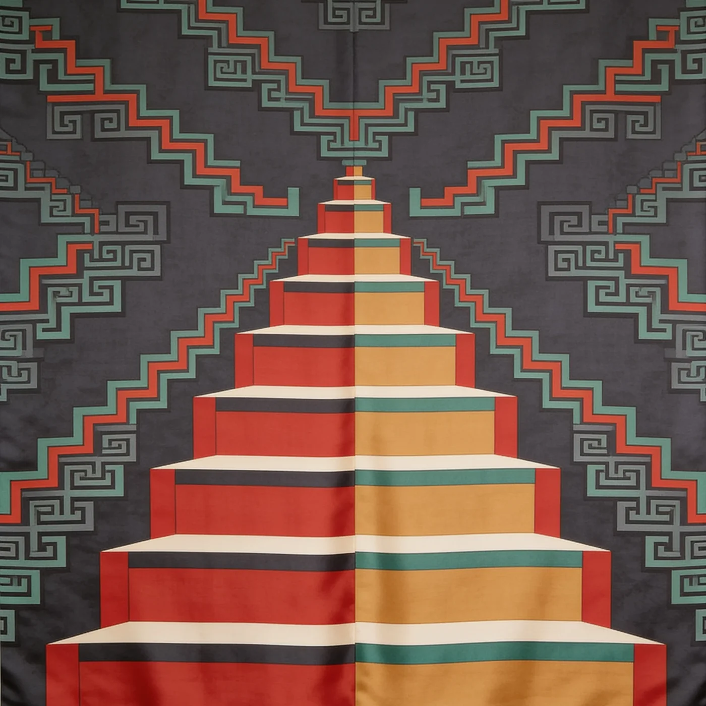 Escalera kimono, the print