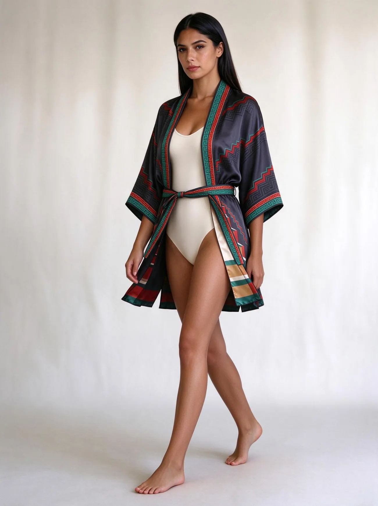 Escalera kimono, short · in movement