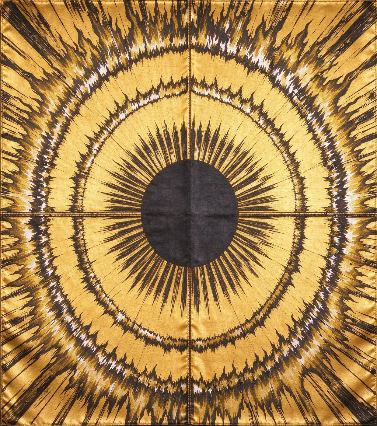 Kecak kimono, inside: the printed lining