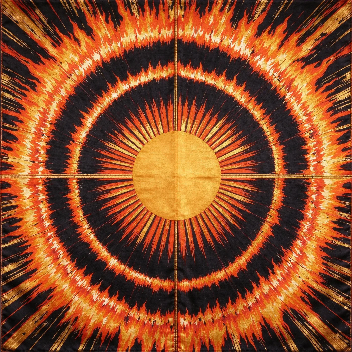 Kecak kimono, the print