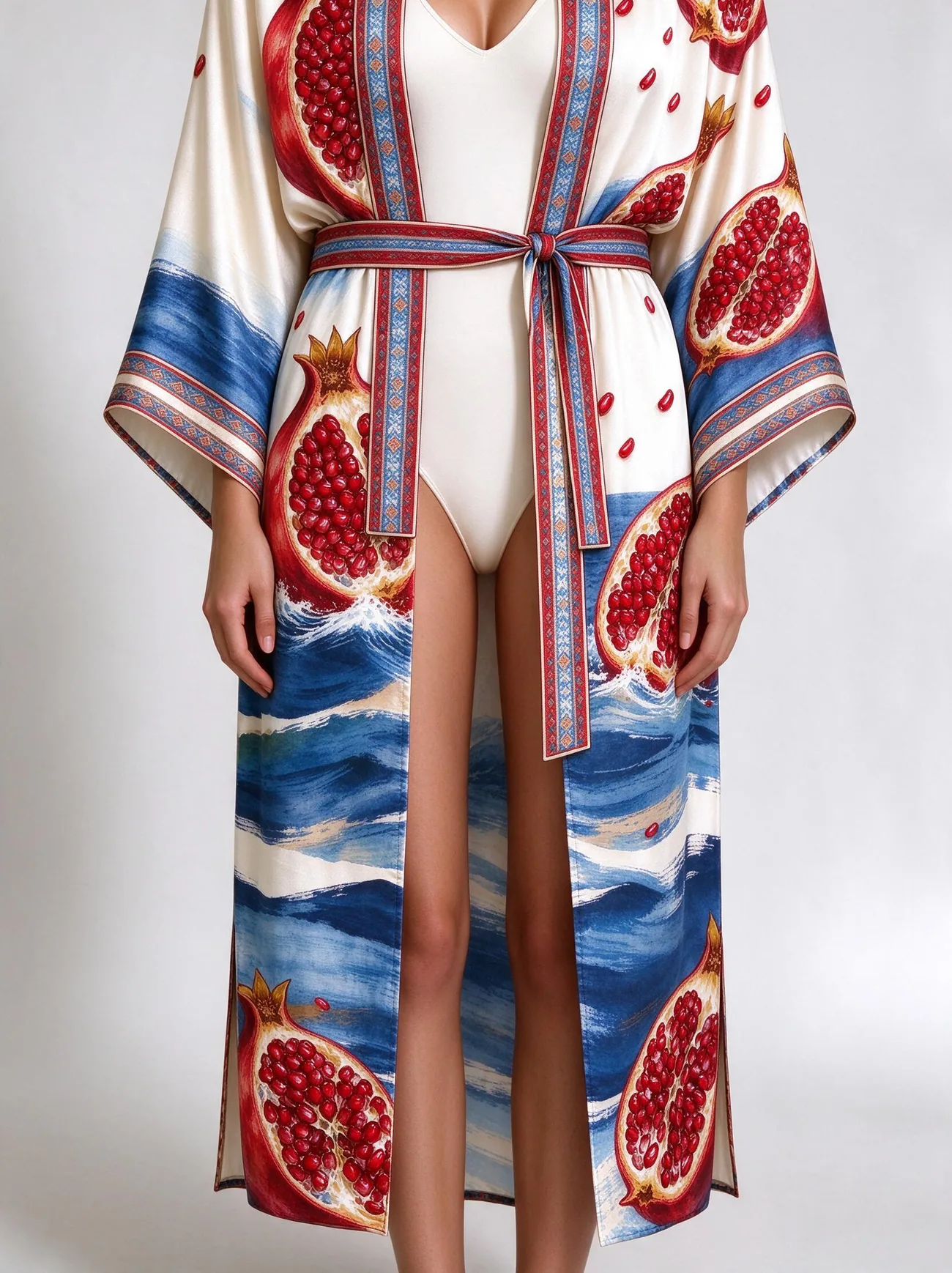 Nar kimono, detail: the band ends at the hip