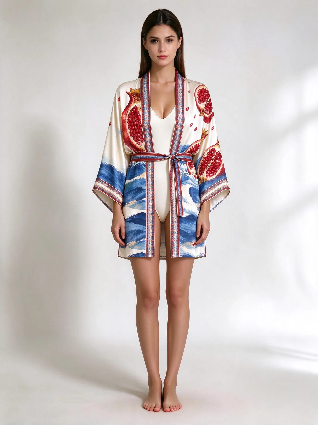 Nar silk kimono, short