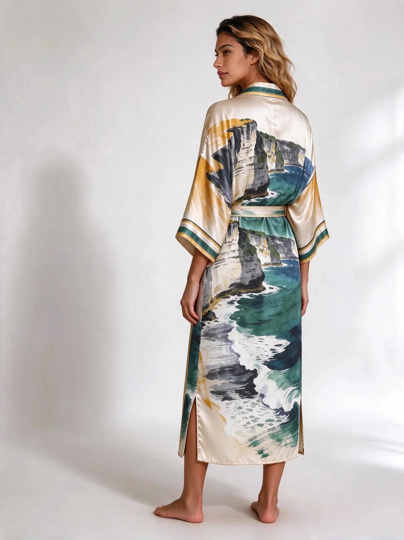 Ombak kimono, back