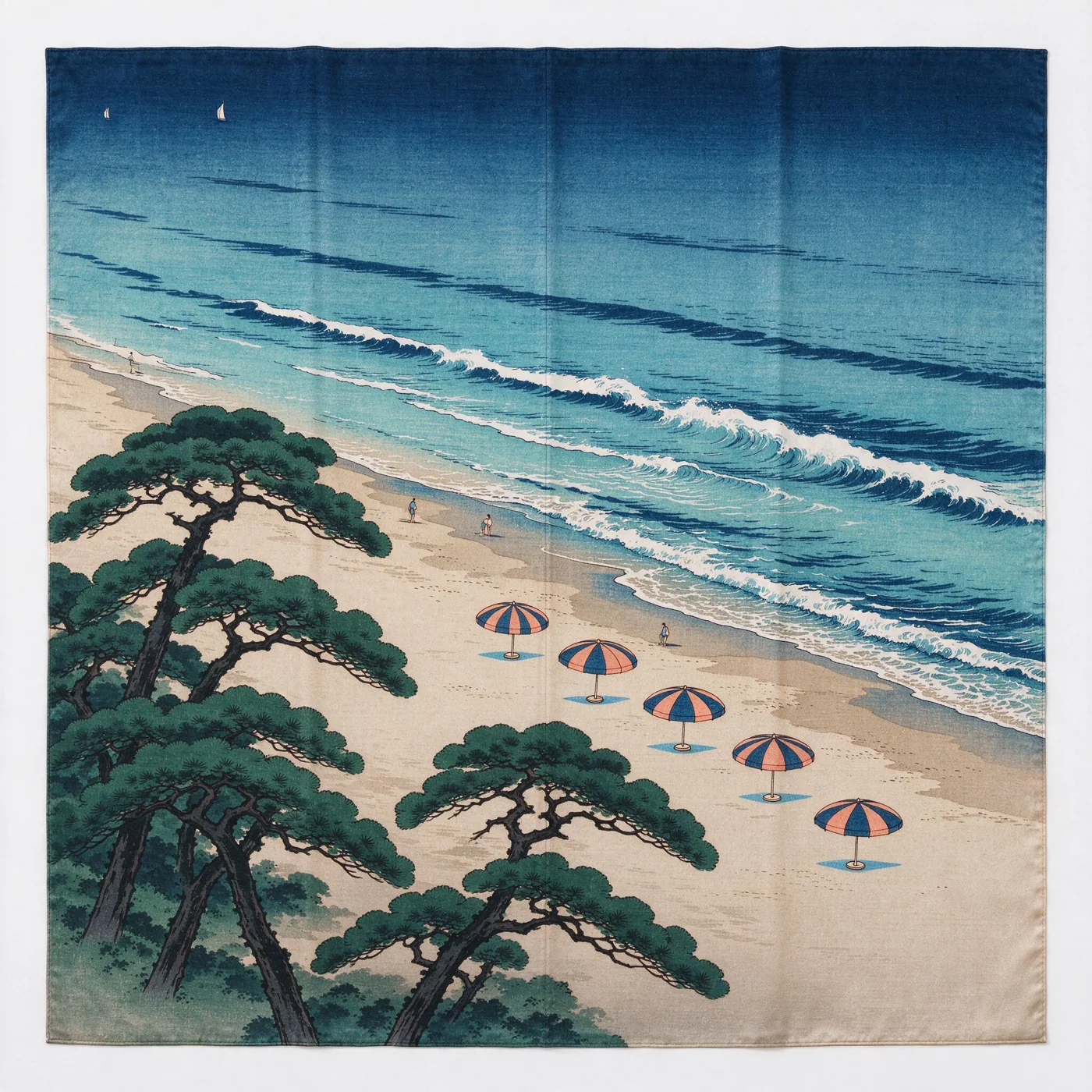 Pampelonne kimono, the print