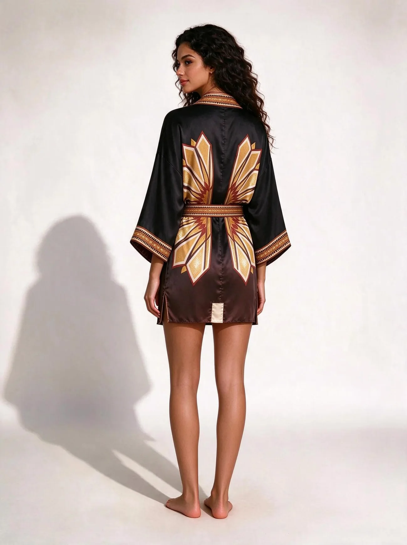 Sadu kimono, short · back