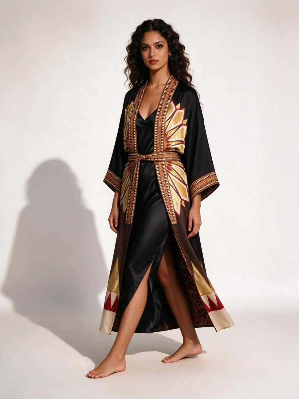 Sadu kimono, in movement