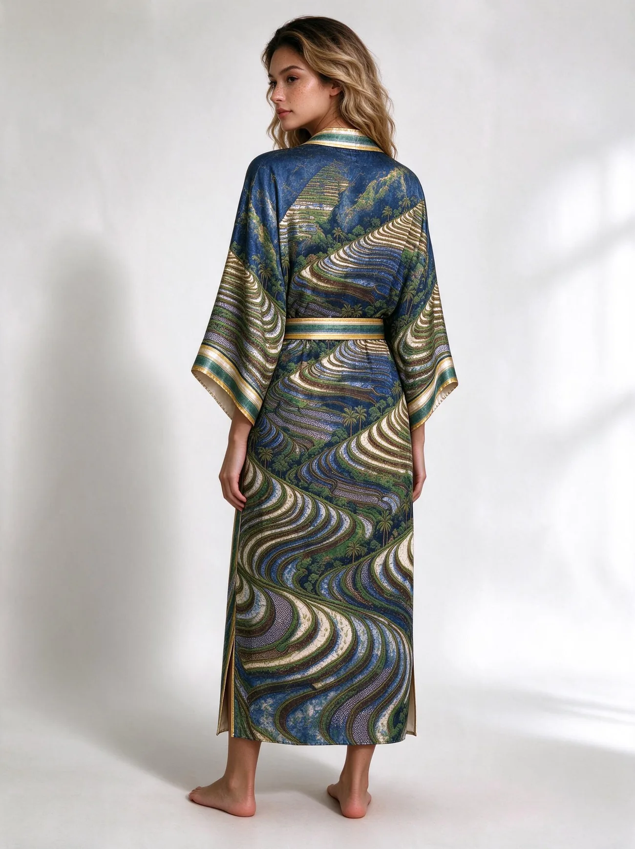 Sawah kimono, back