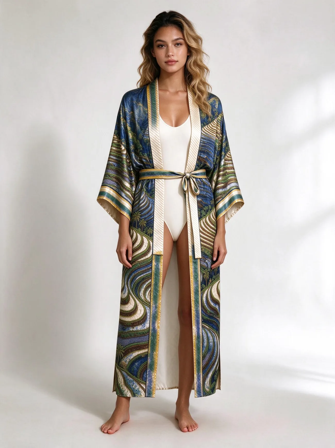 Sawah silk kimono