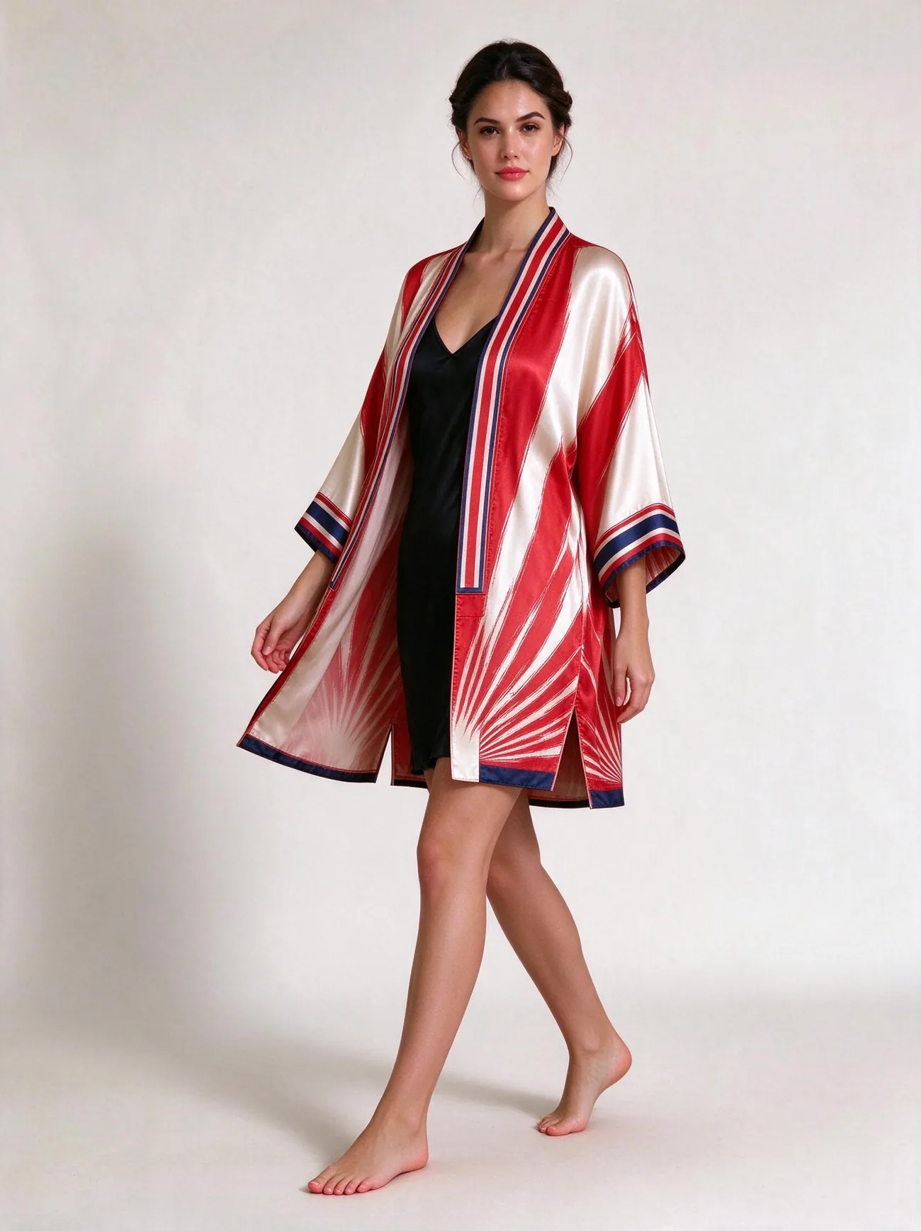 Sénéquier kimono, short · in movement