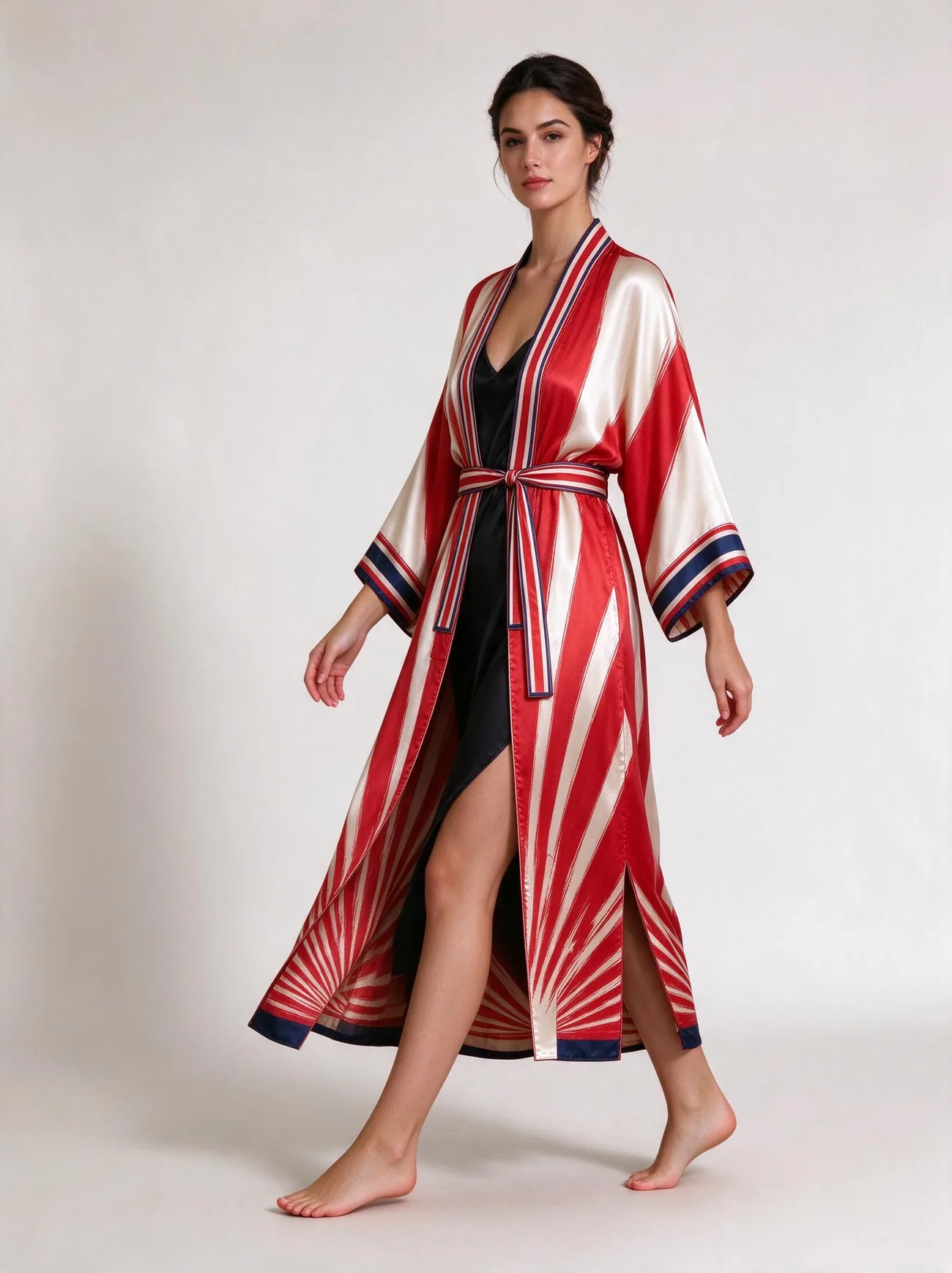 Sénéquier kimono, in movement