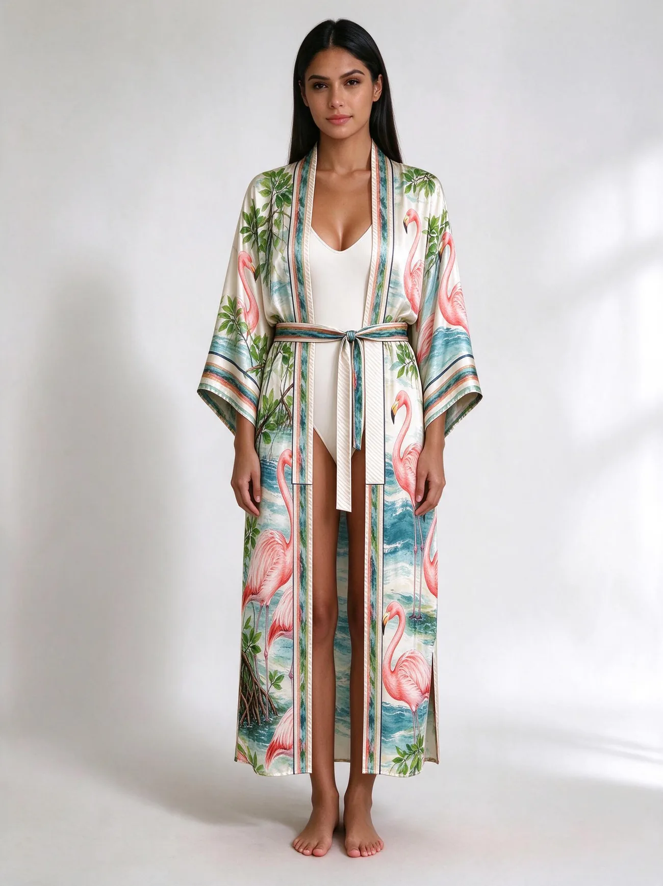 Sian Ka'an silk kimono