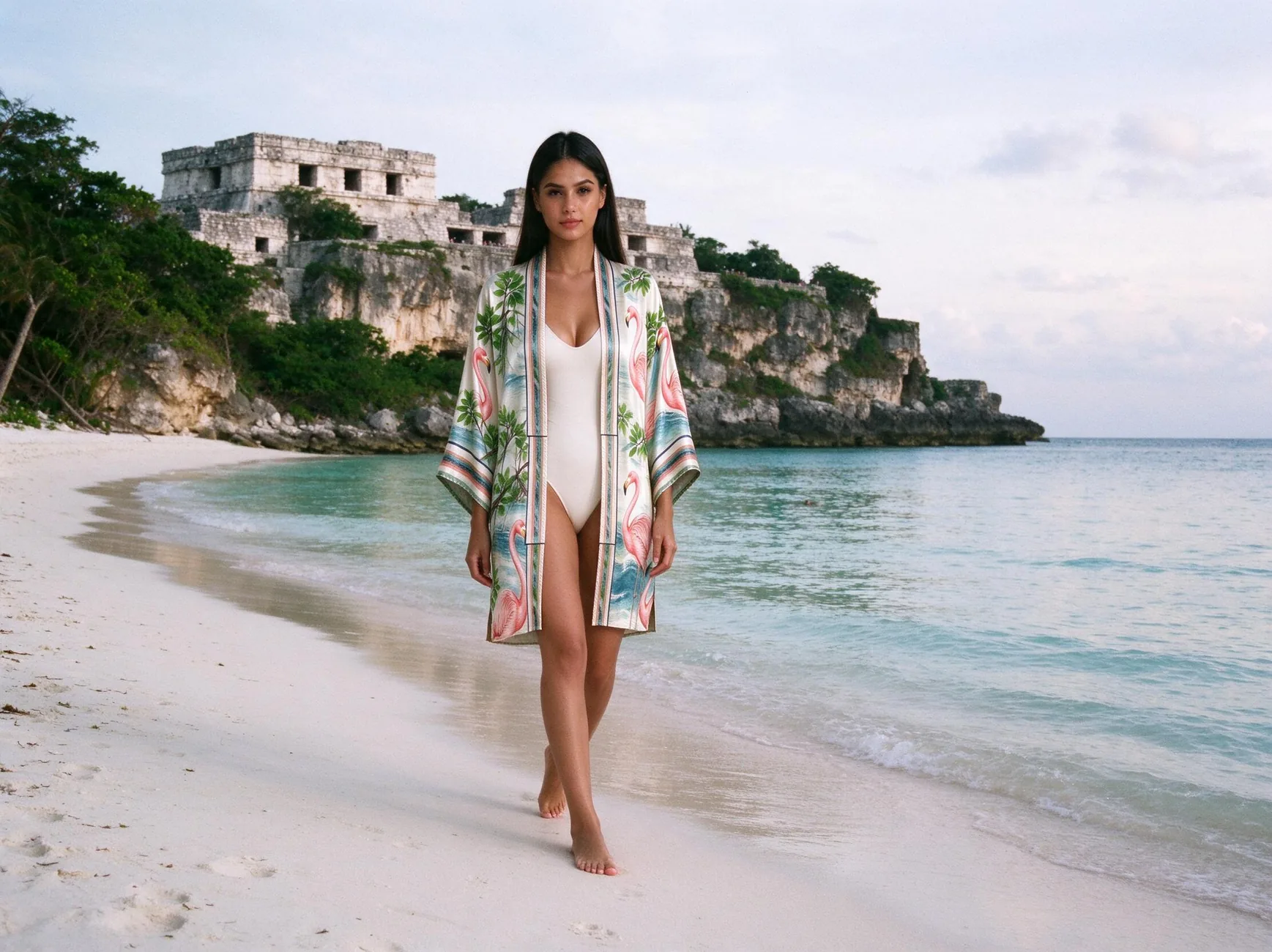 Sian Ka'an kimono, short · Tulum