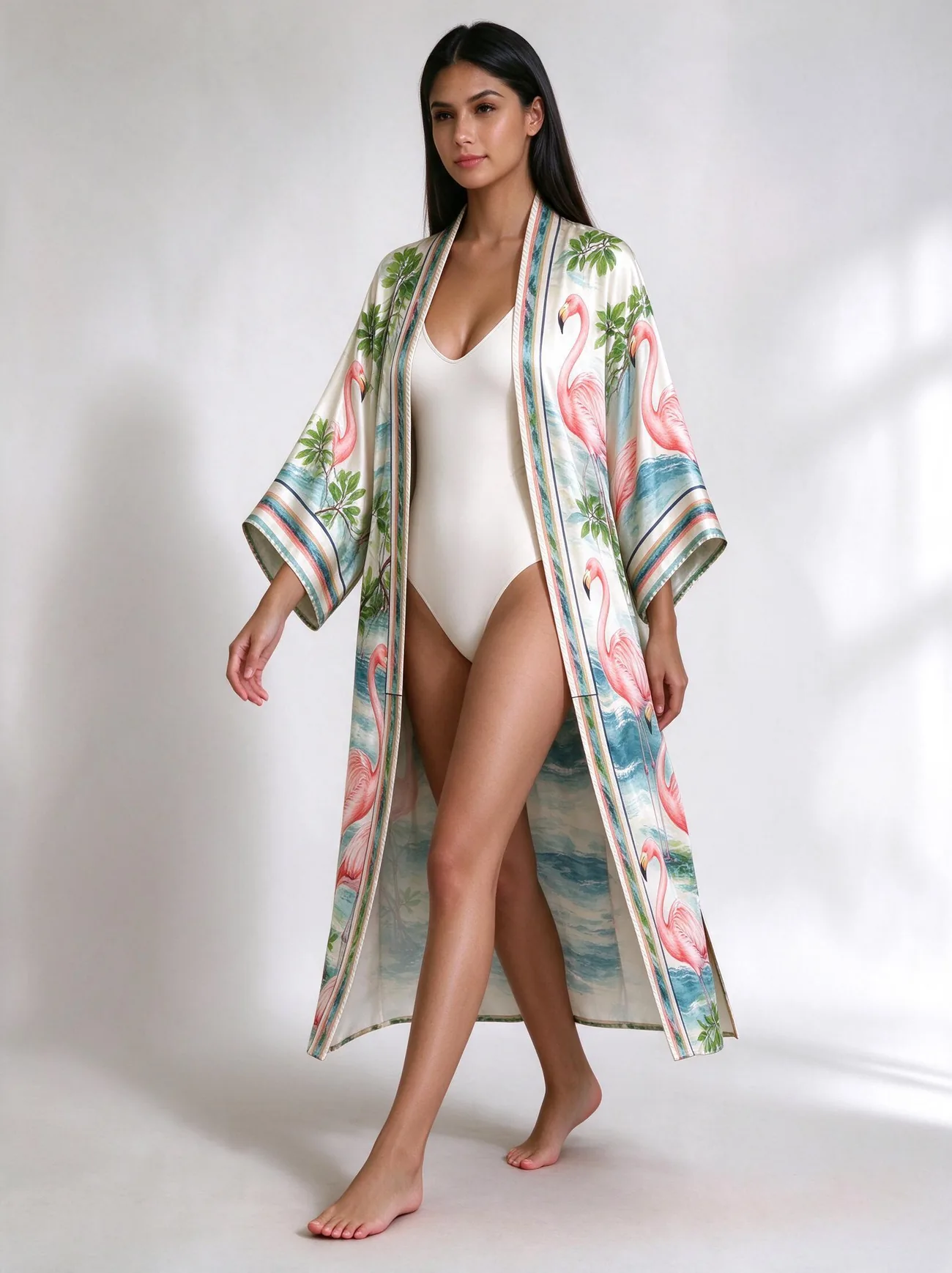Sian Ka'an kimono, in movement