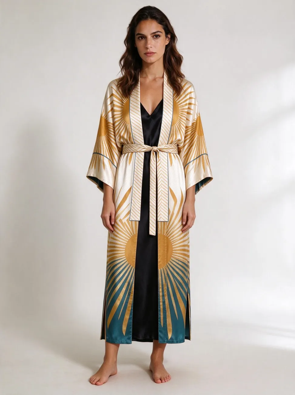 Solaro silk kimono