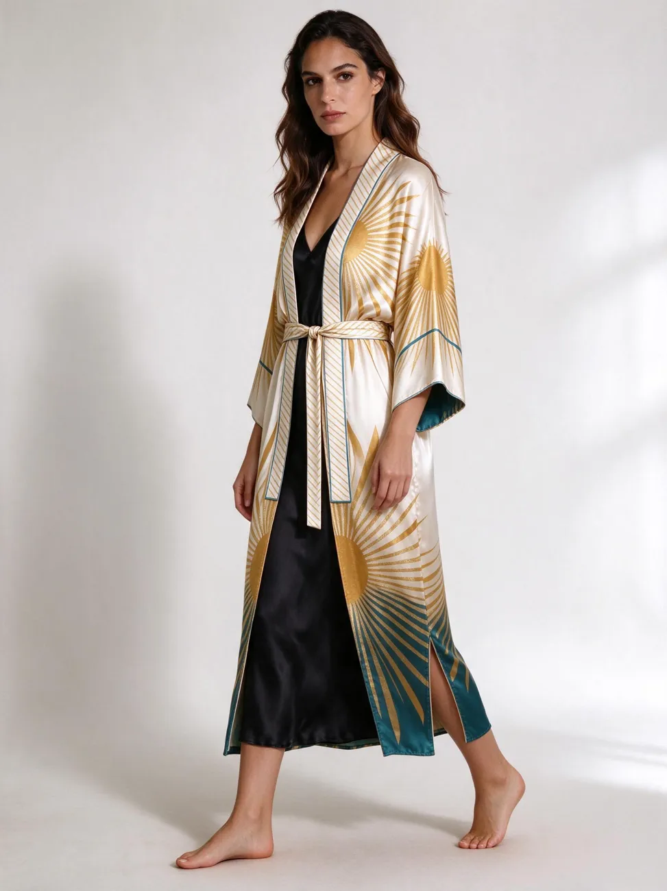 Solaro kimono, in movement