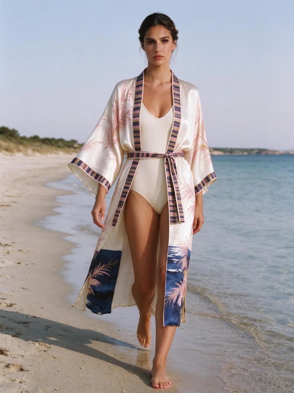 Tamaris kimono, over a swimsuit, Saint-Tropez