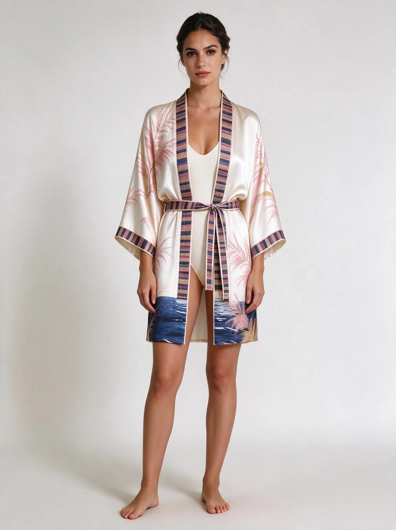 Tamaris silk kimono, short