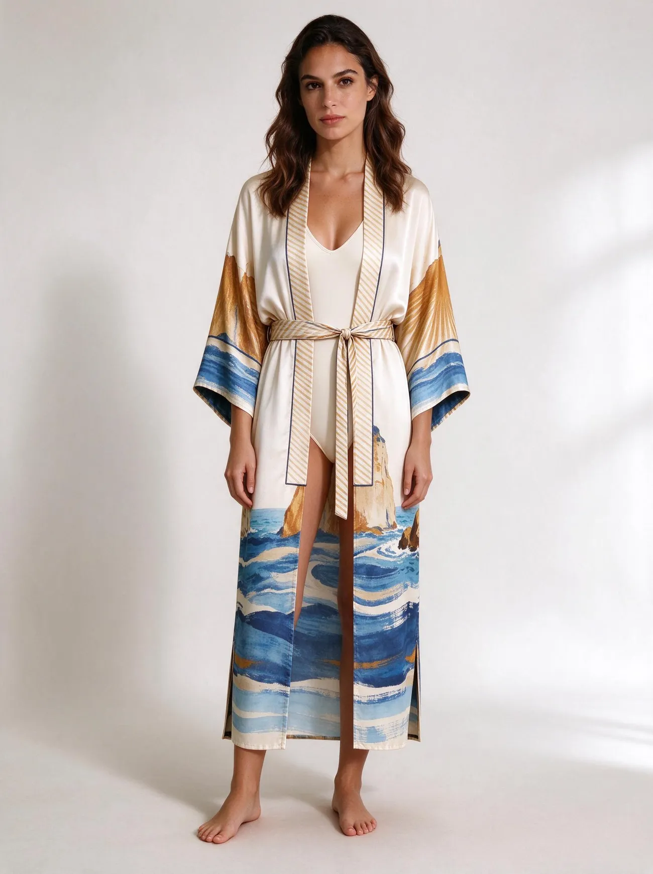 Tragara silk kimono