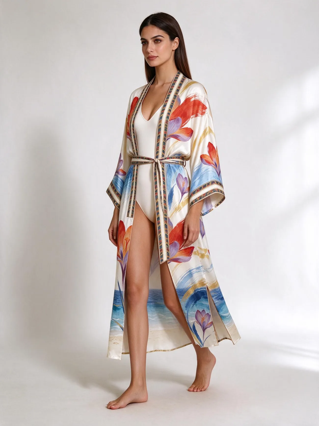 Zafaran kimono, in movement